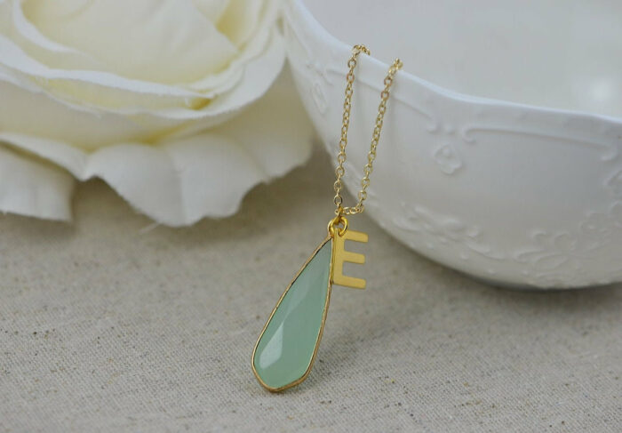 Amazonite Gemstone Pendant Necklace