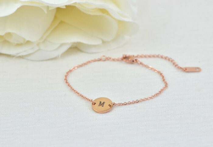 Custom Initial Engraved Bracelet