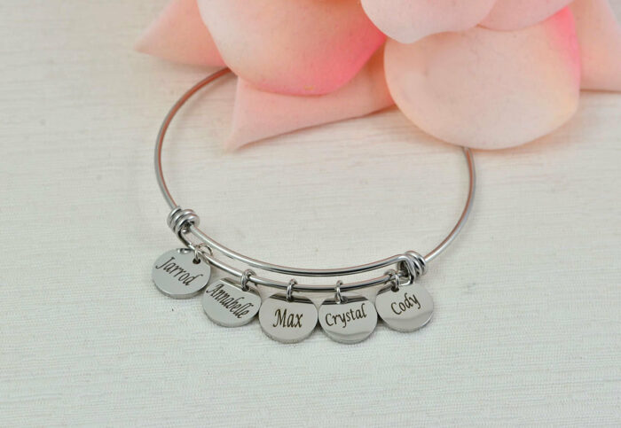 Personalised Engraved Name Bracelet