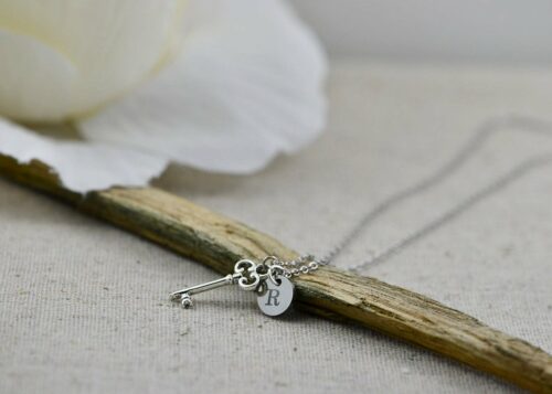 Personalised Engraved Key Necklace