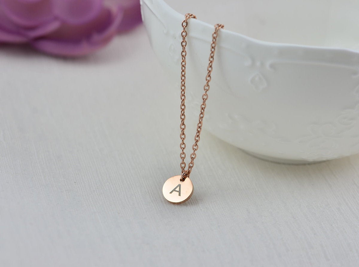 Esme Initial Birthstone Personalised Necklace Personalised Jewellery Gift  for Her Wedding Gift Bloom Boutique - Etsy
