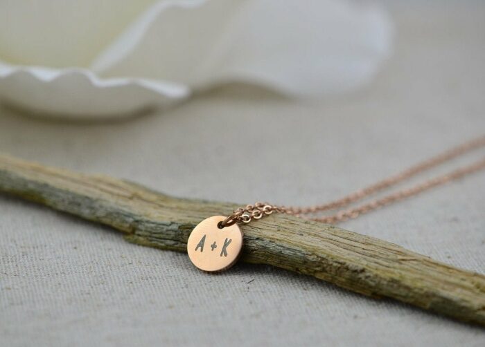 Personalised Rose Gold Necklace