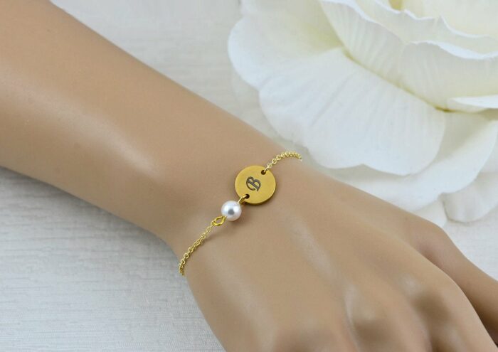 Swarovski Pearl Gold Bracelet