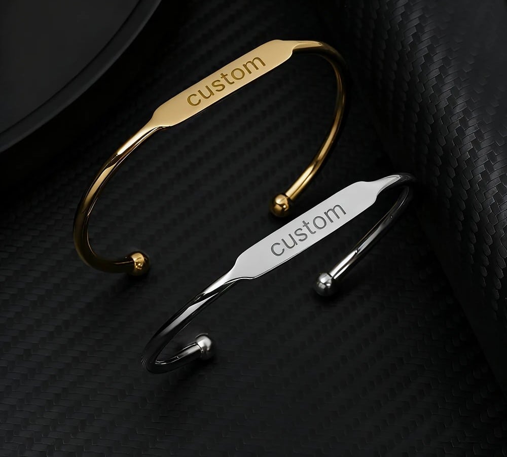 Personalized Named Steel Bracelet