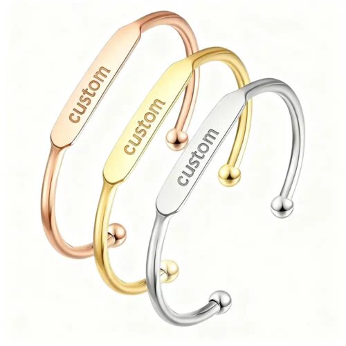 Personalized Named Steel Bracelet
