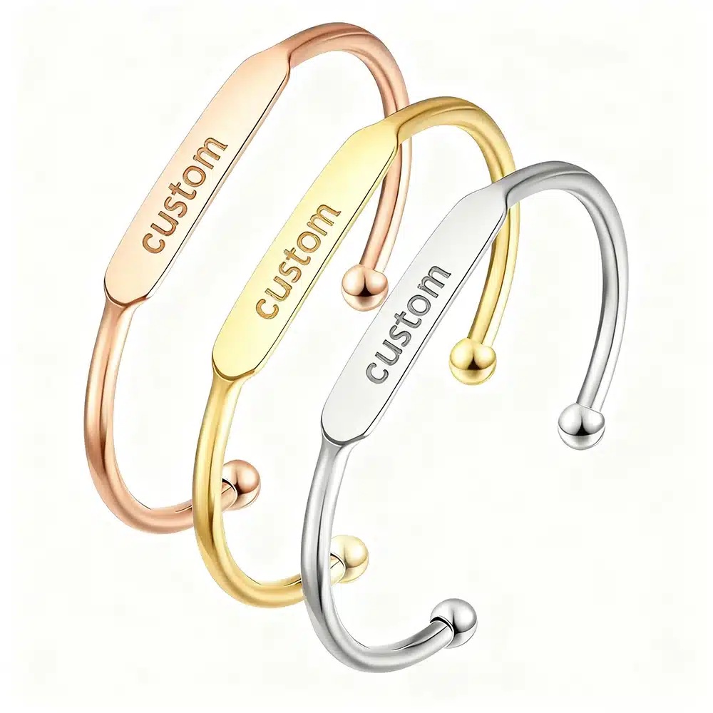 Personalized Named Steel Bracelet