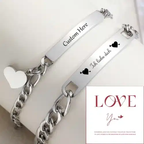 Customised Couples Bracelets