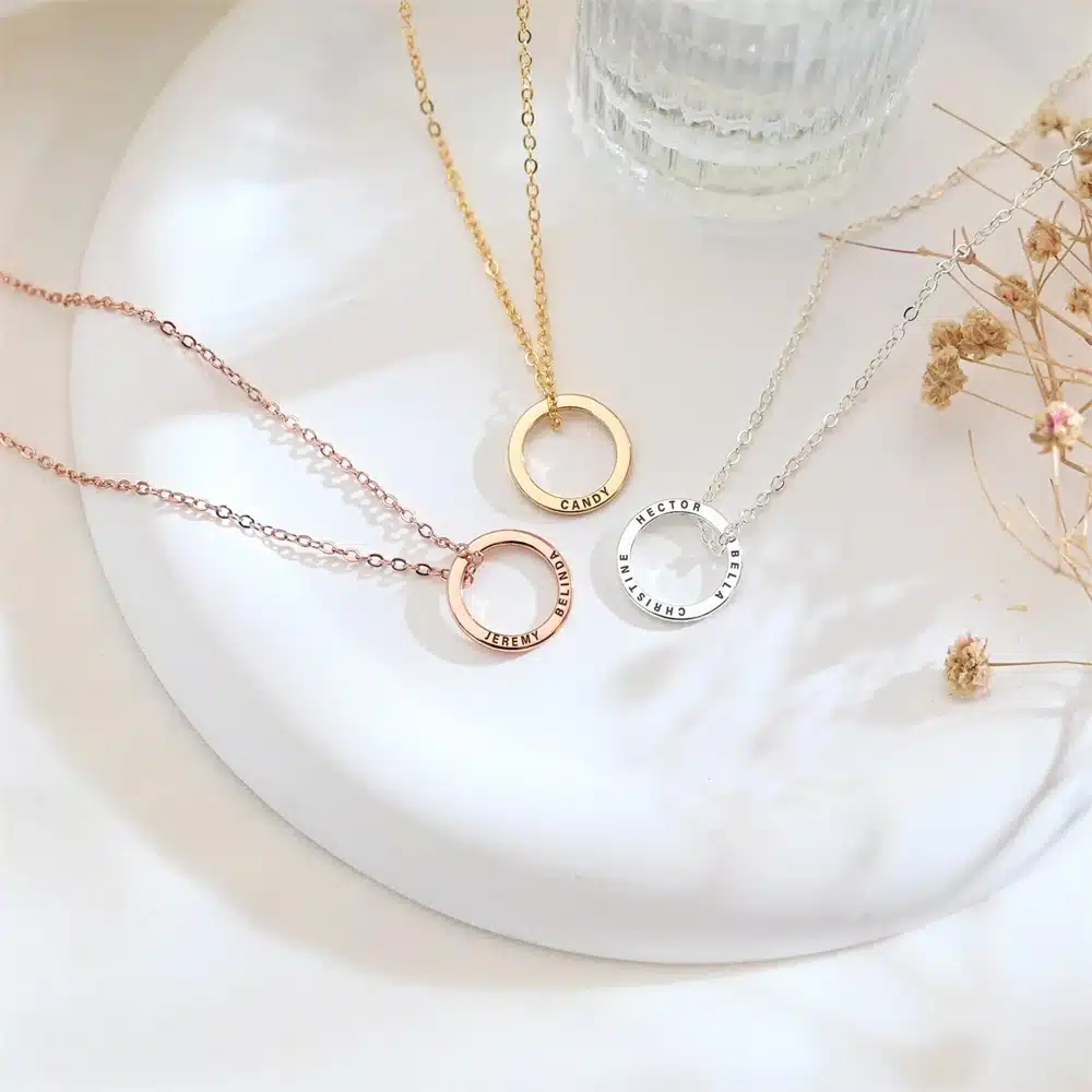 Eternity Customised Ring Necklace