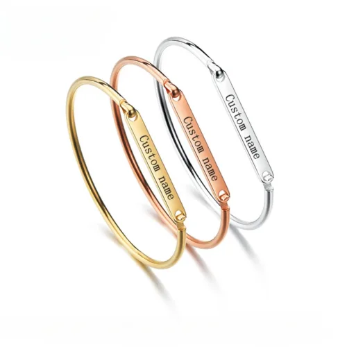 Personalised name bracelet