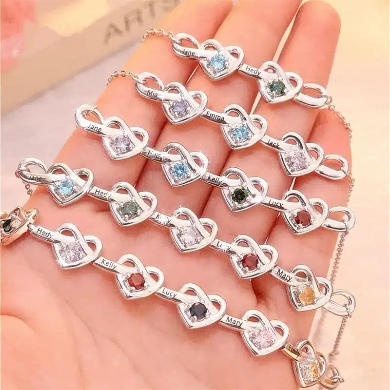 Personalised Birthstone Bracelet