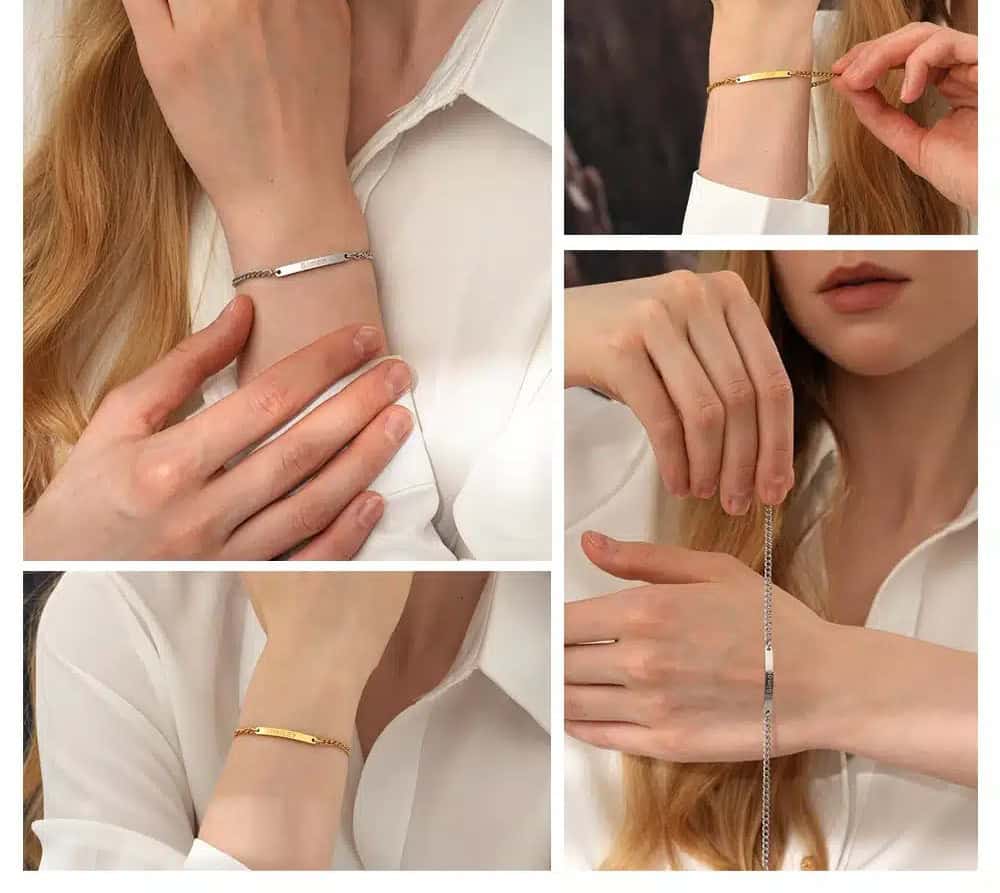 Stainless Steel Customized Bracelet