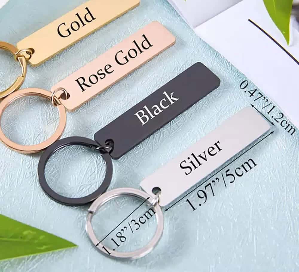 Customised Stainless Steel Keychains
