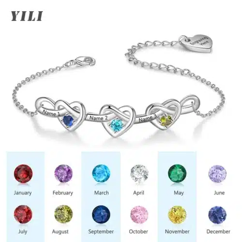 Personalised Birthstone Bracelet