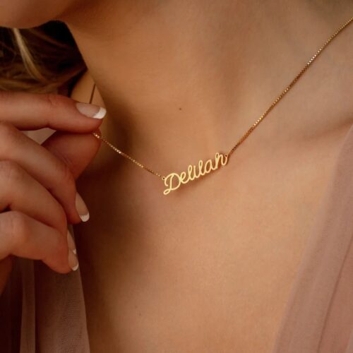 New Fashion Name Engraved Necklace