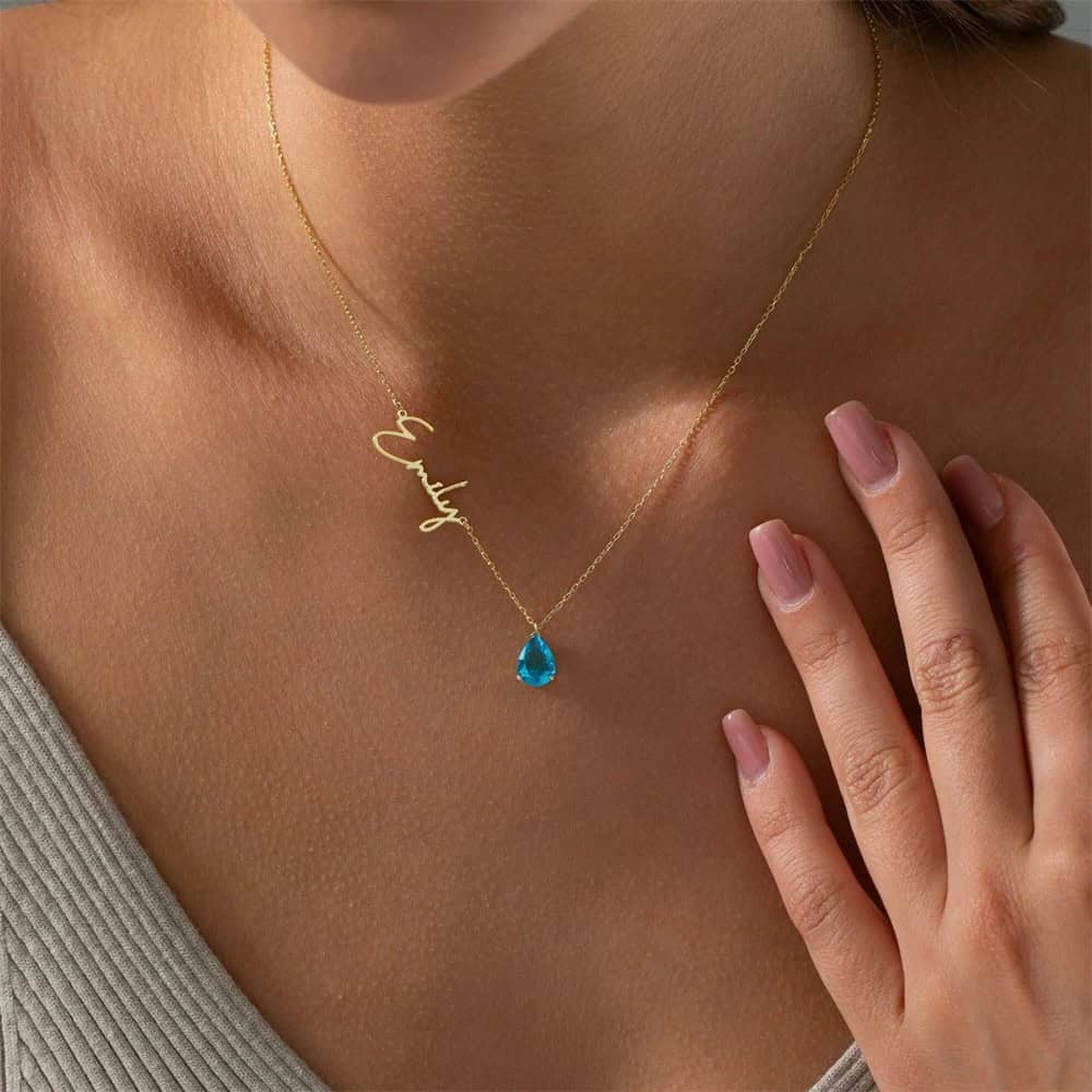 Birthstone Customised Necklace