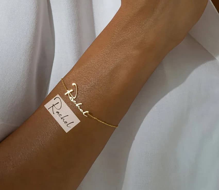 Customised Art Name Women Bracelet