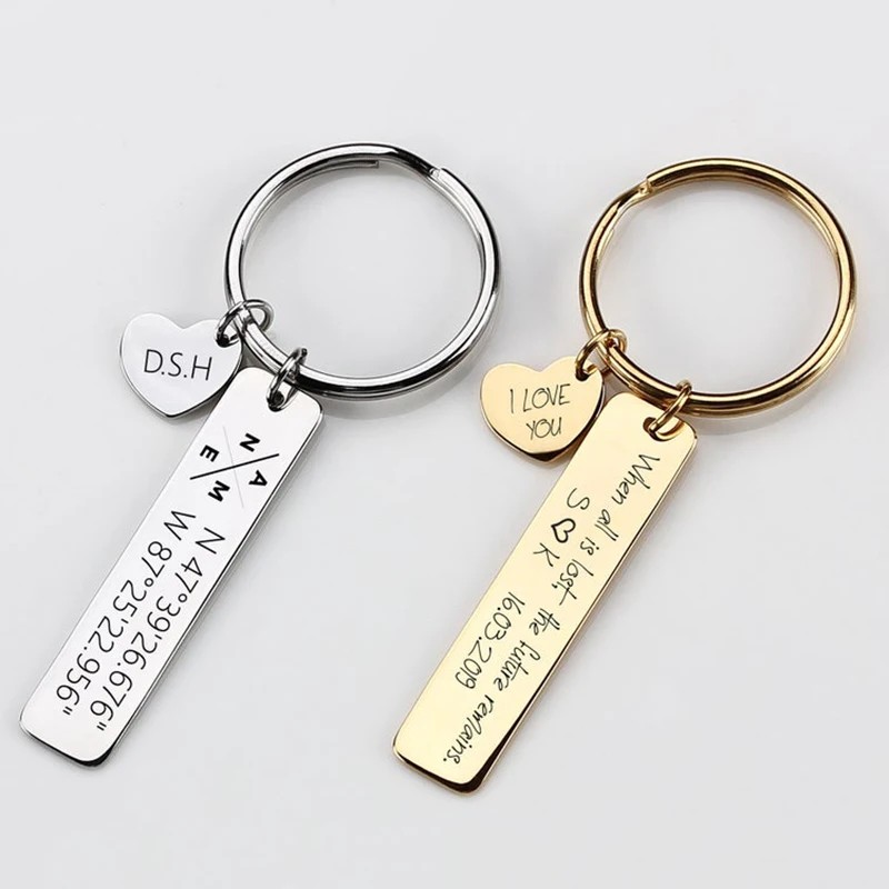 Engraved Personalised Key Chain