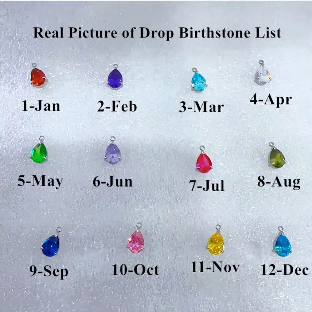 Customised Name Birthstone Necklace